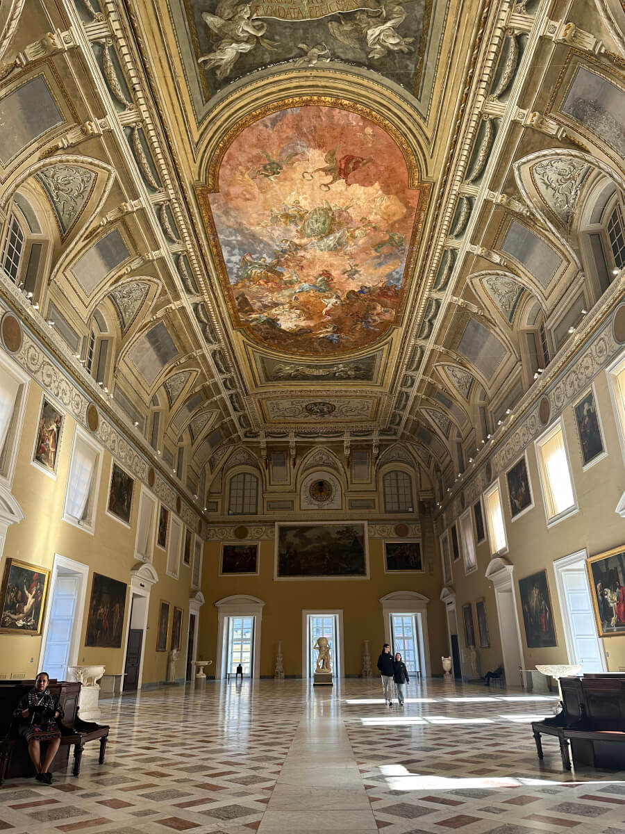 Inside The Archeological Museum, Naples, Italy