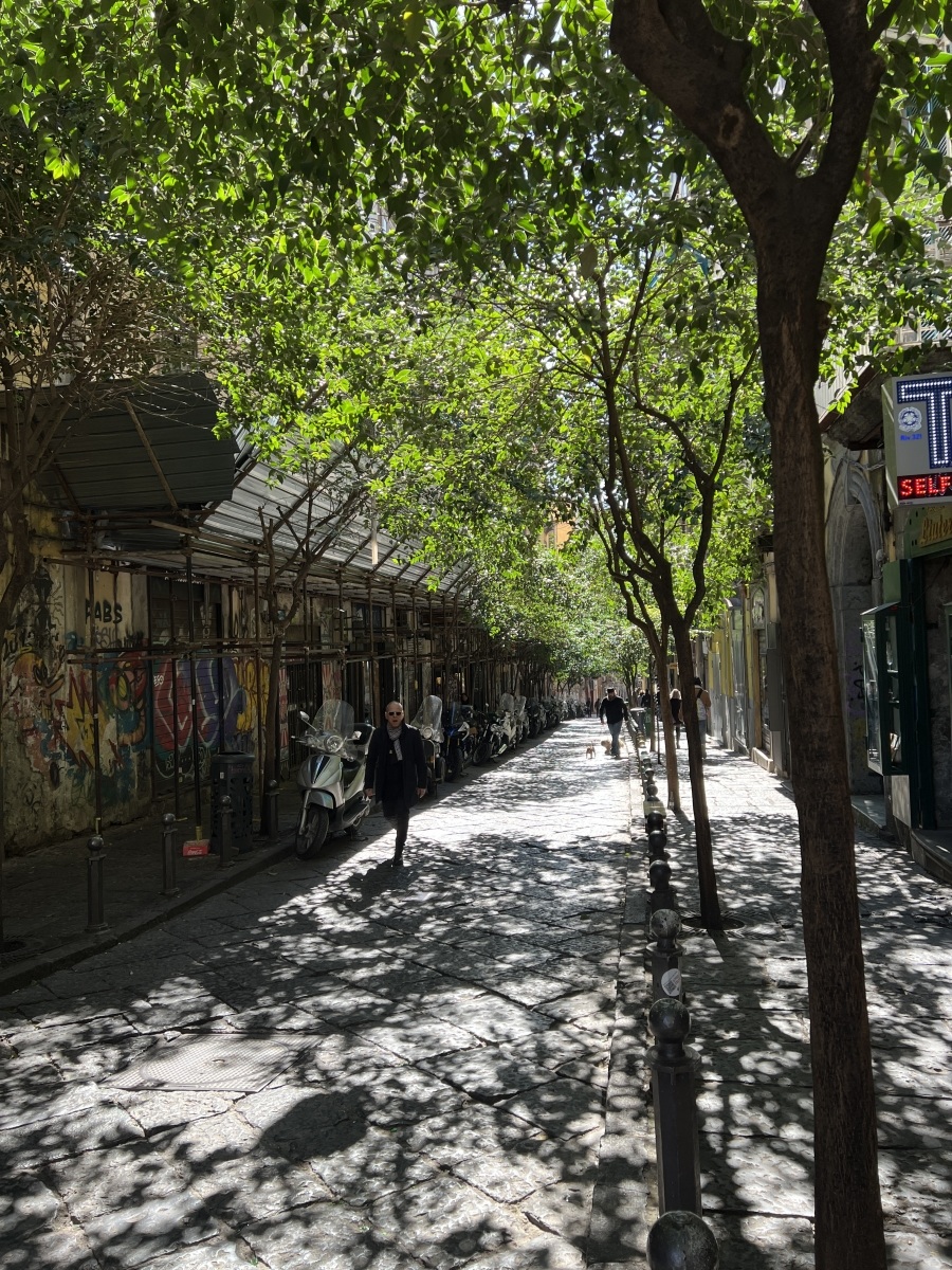 Via San Sebastiano in Naples, Italy