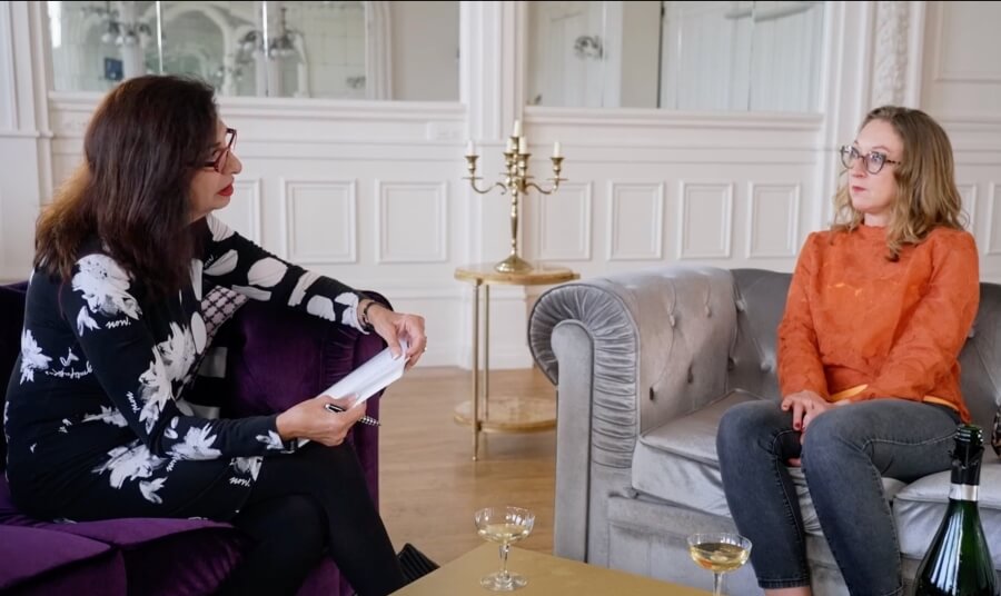 Adrian Leeds in a consultation session with a client