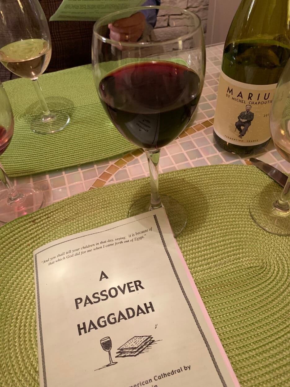 Adrian Leeds' copy of the Passover Haggadah