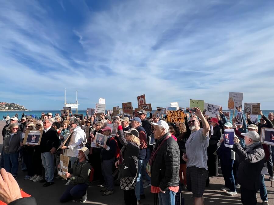 No Kings rally in Nice, France