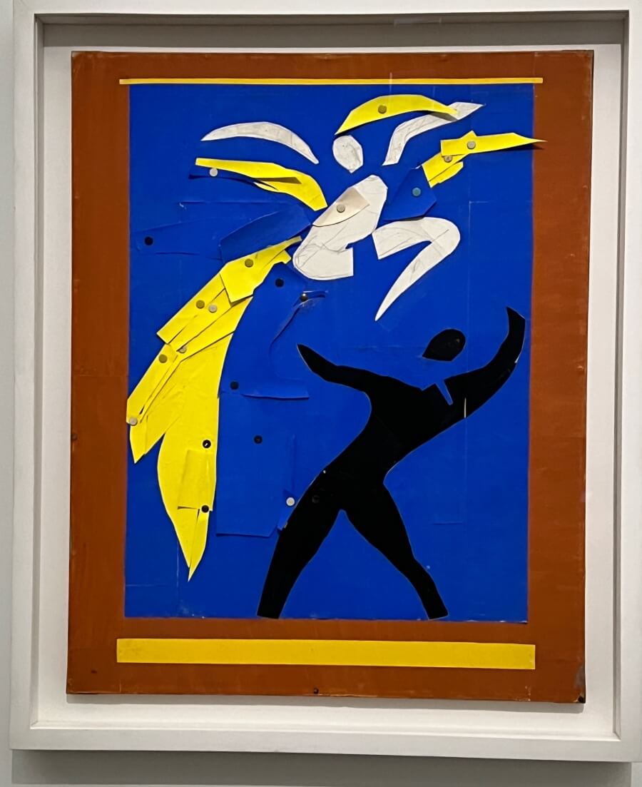 A Matisse painting on exhibit at the Grand Palais in Paris, France