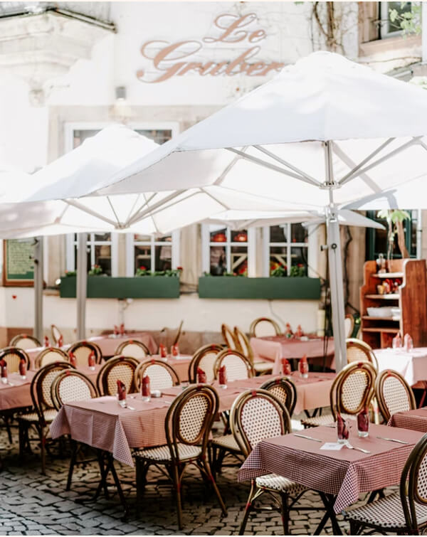 The restaurant Le Gruber in Strasbourg, France