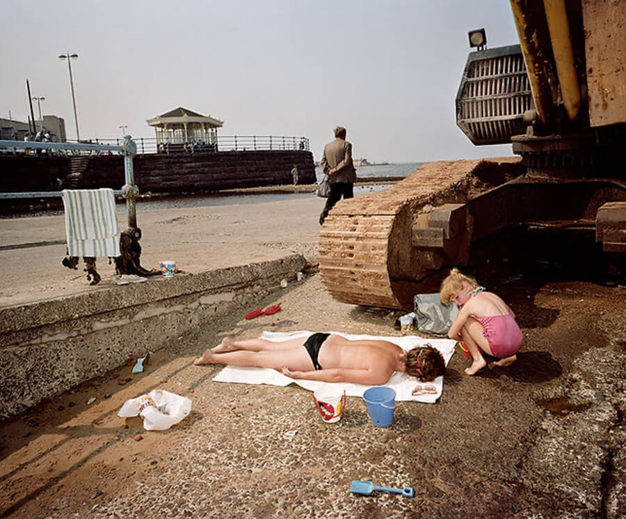 Photo by Martin Parr on exhibit in Paris, France