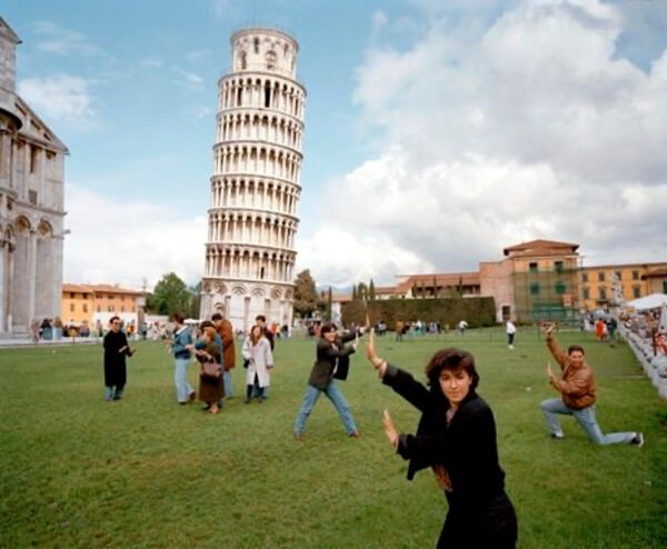 Photo by Martin Parr on exhibit in Paris, France