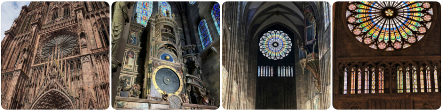 The cathedral in Strasbourg, France