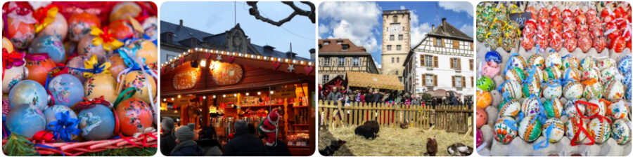 An Easter Market in Strasbourg, France