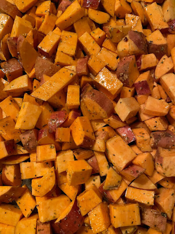 Adrian's roasted sweet potatoes