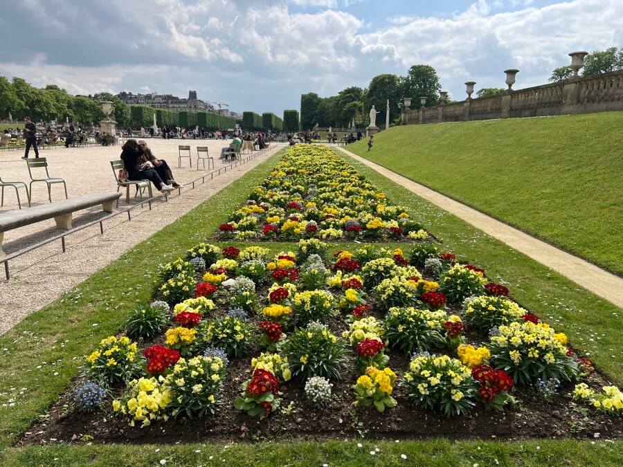The Luxembourg gardens in Paris
