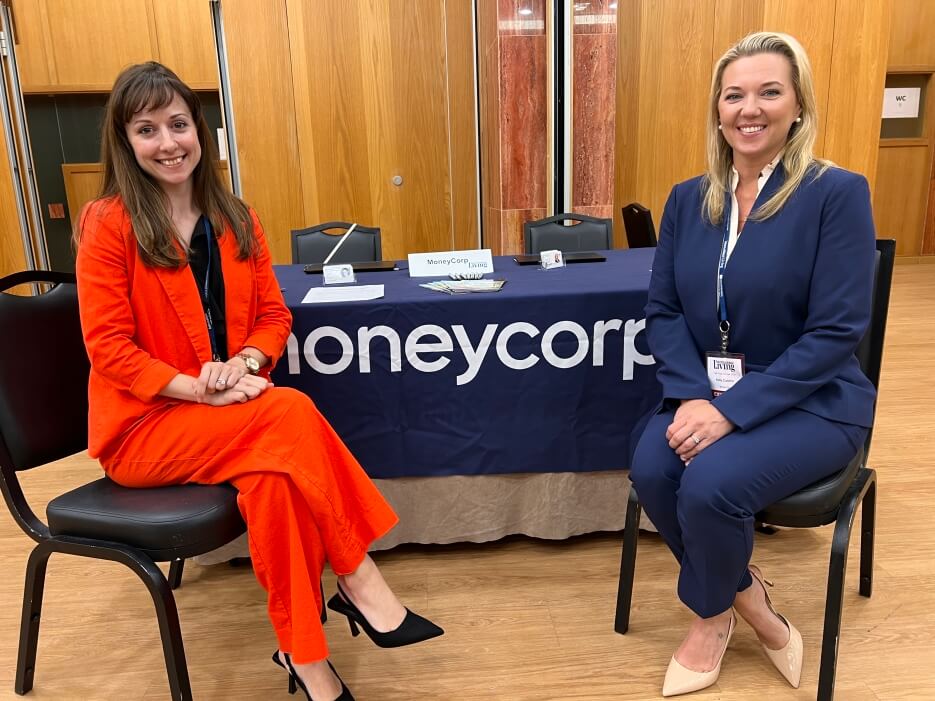 Iva Slavtcheva and Kelly Cutchin of Moneycorp Currency Services