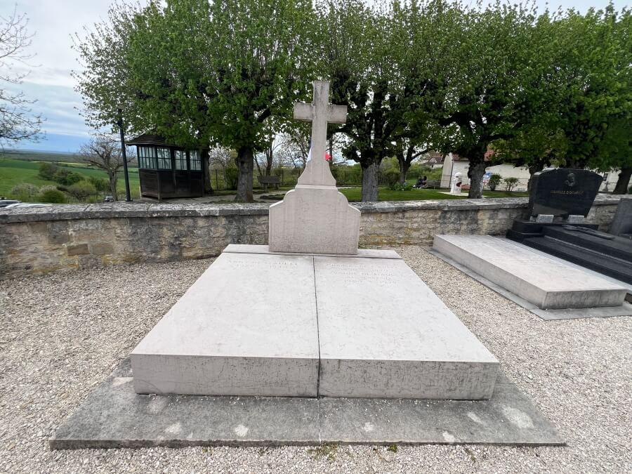 The tomb/grave of Charles de Gaulle in Colombey-Les-Deux-Eglises, France