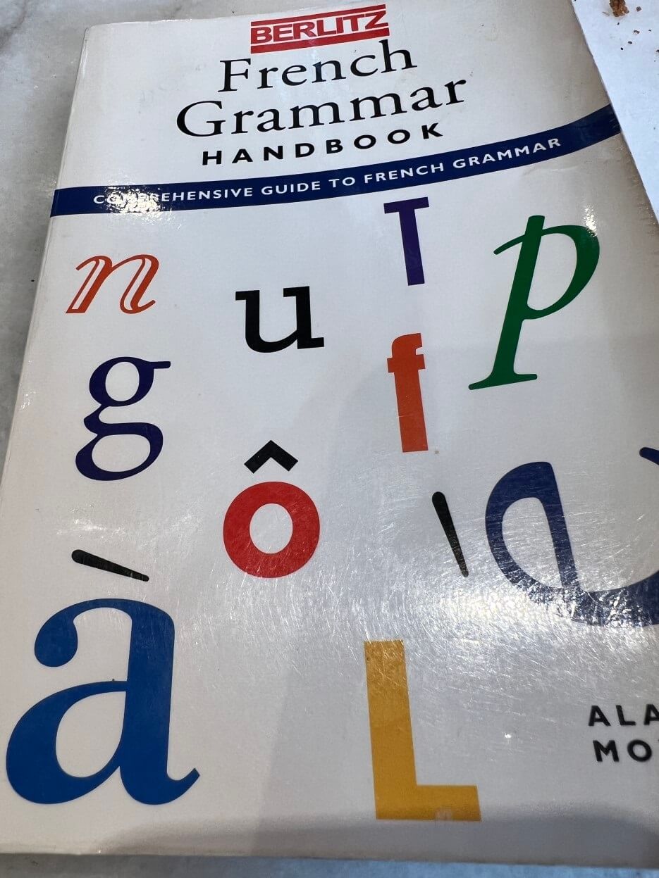 Cover of the Berlitz French Grammar Handbook