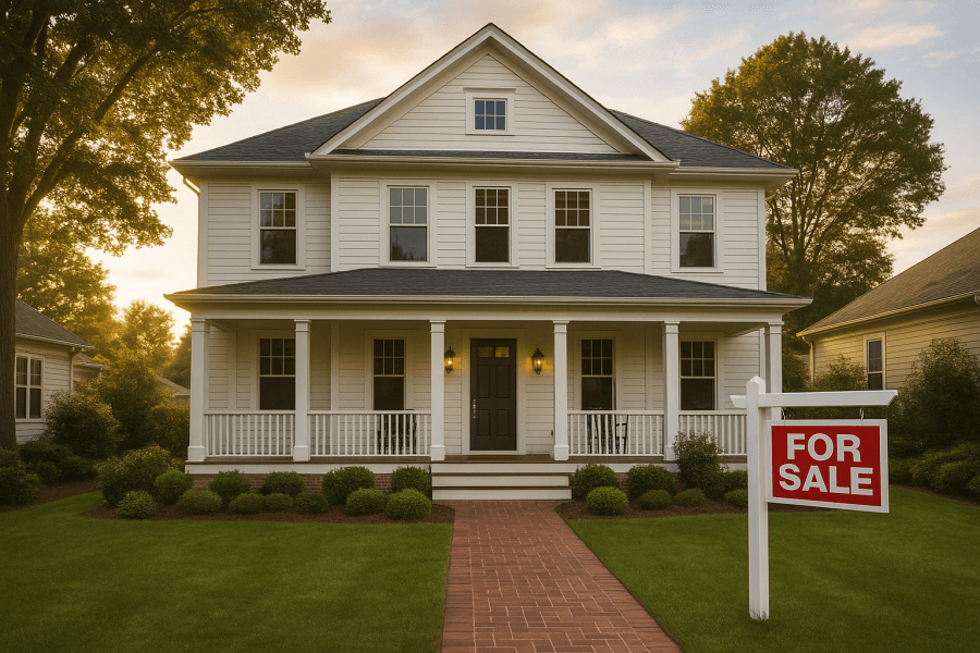 An example of an American house for sale, generated by CHATGPT