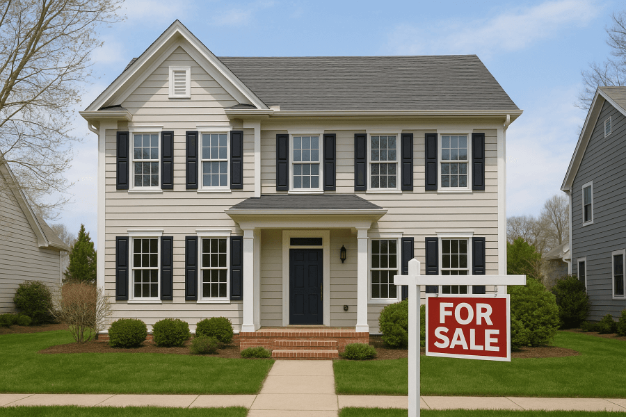 An example of an American house for sale, generated by CHATGPT 