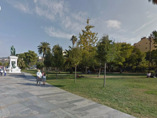 the grassy area for Adrian Leeds' May Day picnic in Nice