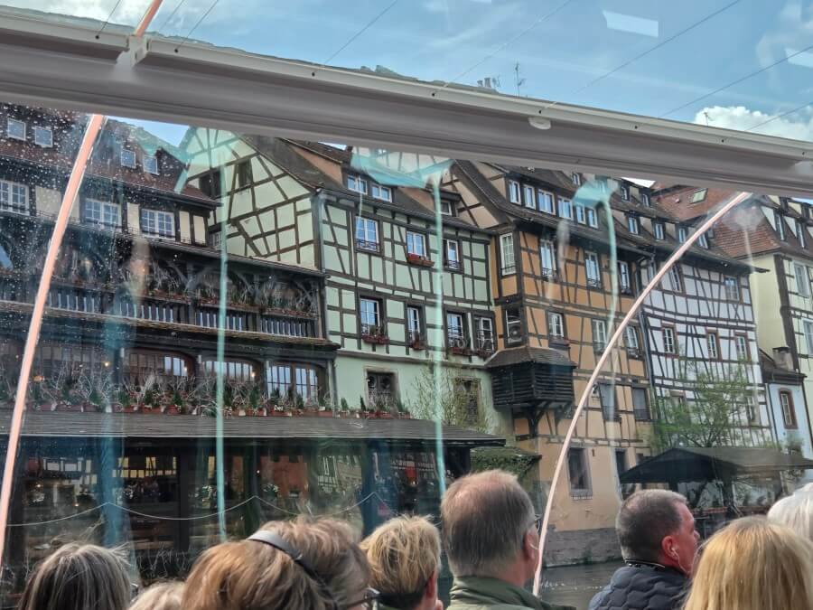 On the Batorama boat tour in Strasbourg, France