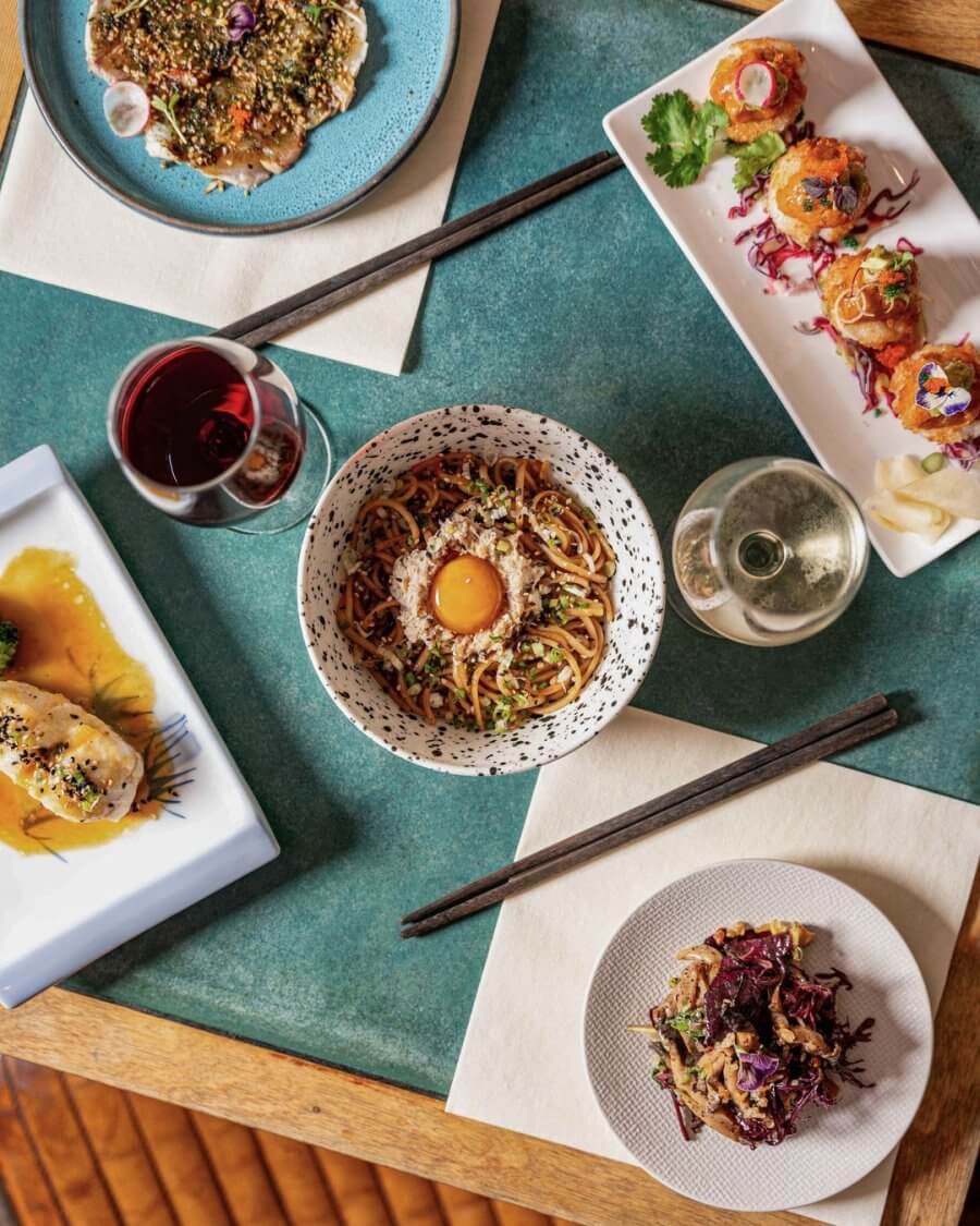 A meal at Soma, in Paris