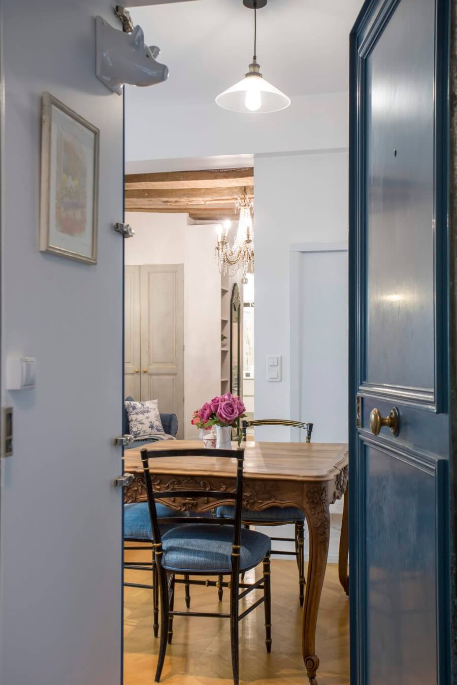 An open doorway into the home of your dreams in France