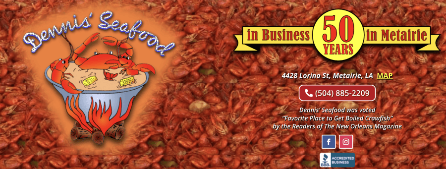 Dennis' Seafood graphic