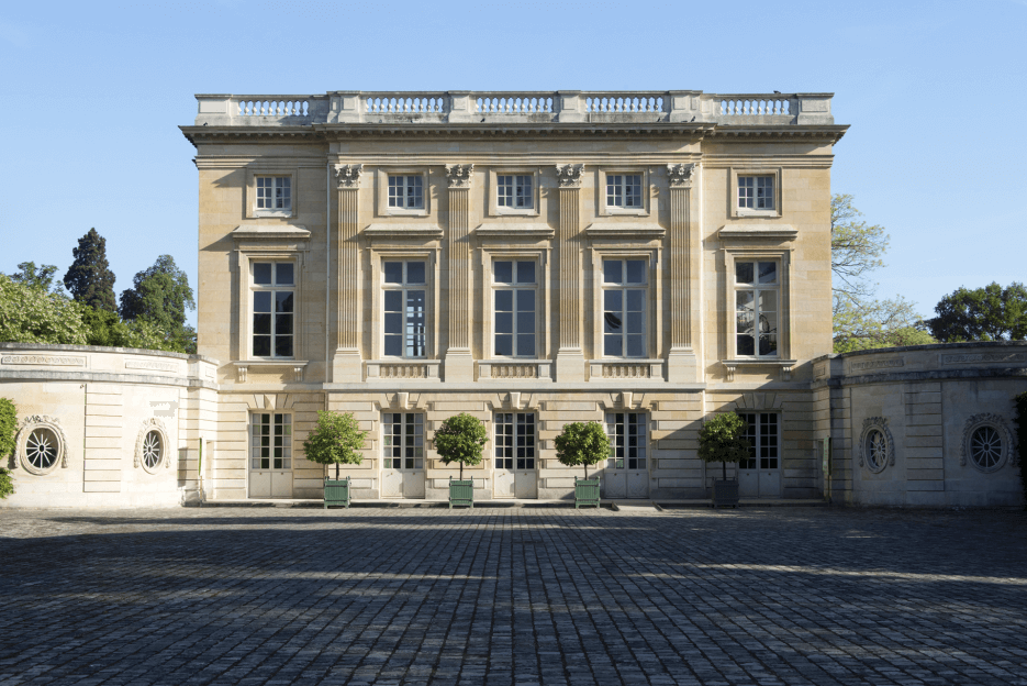 View of Le Petit Trianon in Paris
