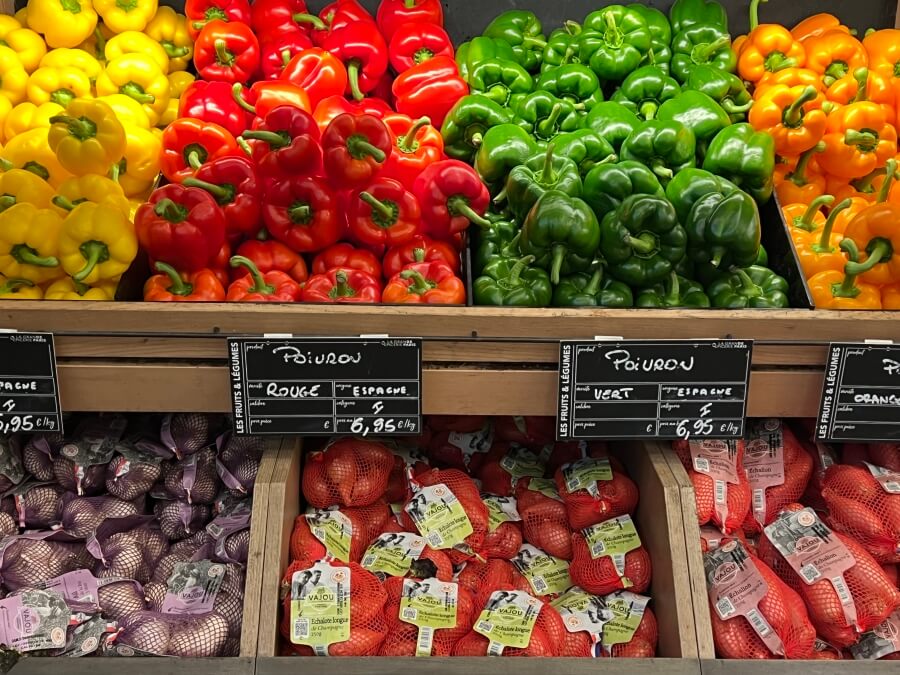Produce at Le Bon Marché Grande Epicerie 