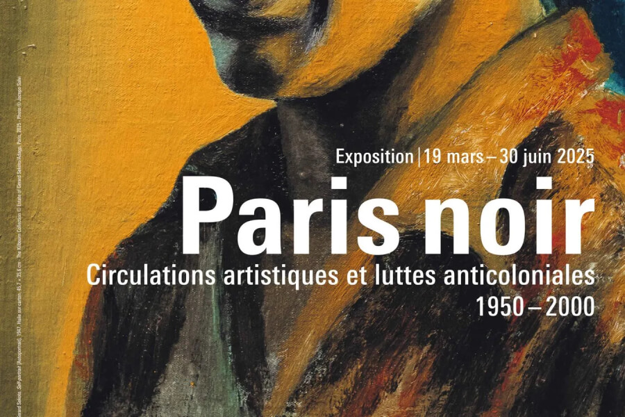 Poster for the Paris Noir exhibit at the Pompidou in Paris