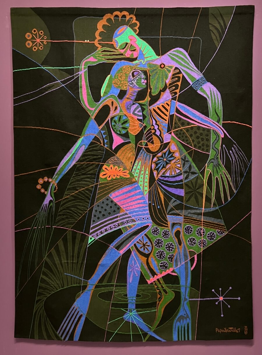 Artworks at the Paris Noir exhibit at the Pompidou in Paris