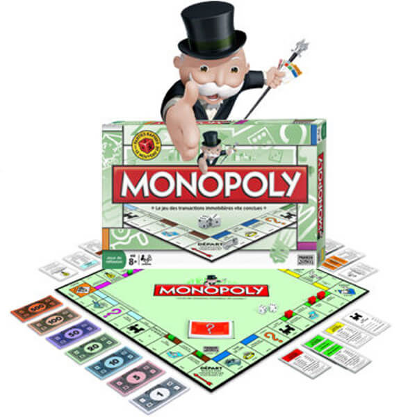 Photo of the board game Monopoly