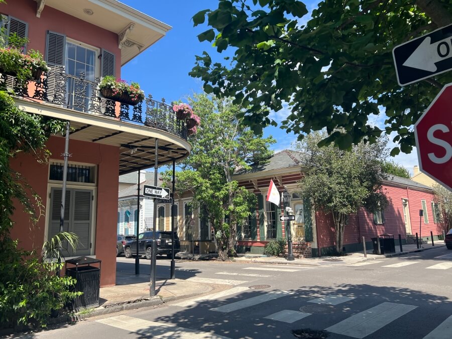 A corner in the French Quarter