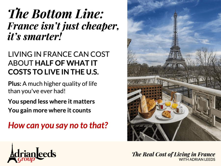 Meme: The Bottom Line France isn't just cheaper, it's smarter