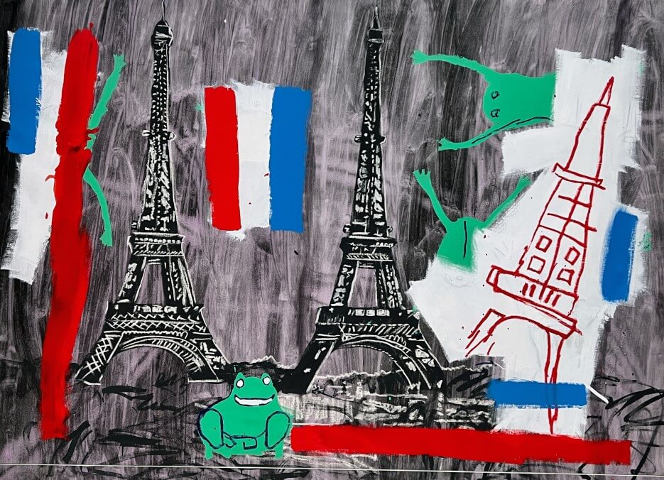 Basquiat Warhol Eiffel Tower