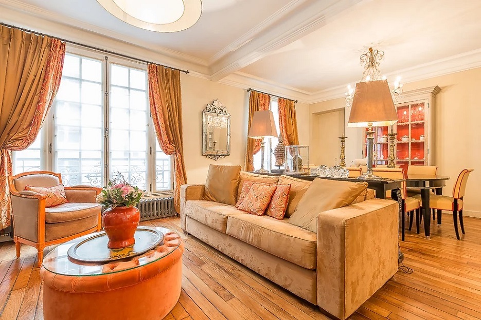 Example of a rental apartment in Paris