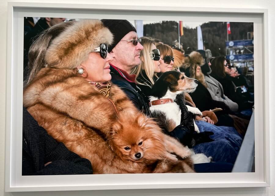 Photo at the Martine Parr exhibit at the Jeu de Paume in Paris