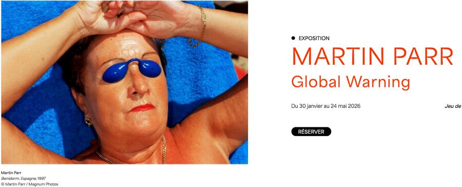 Meme for the Martine Parr exhibit at the Jeu de Paume in Paris