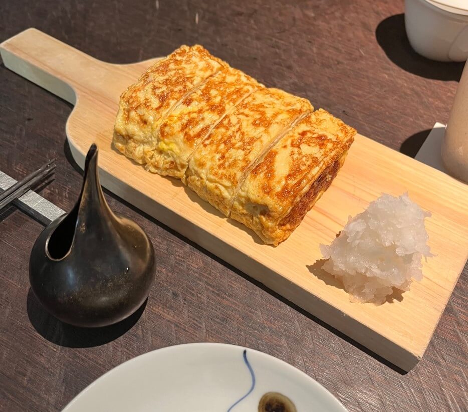 The special omletlet at Ogata in Paris