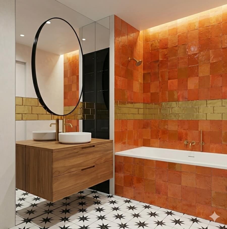 A bathroom design idea for Erica's new apartment in Paris