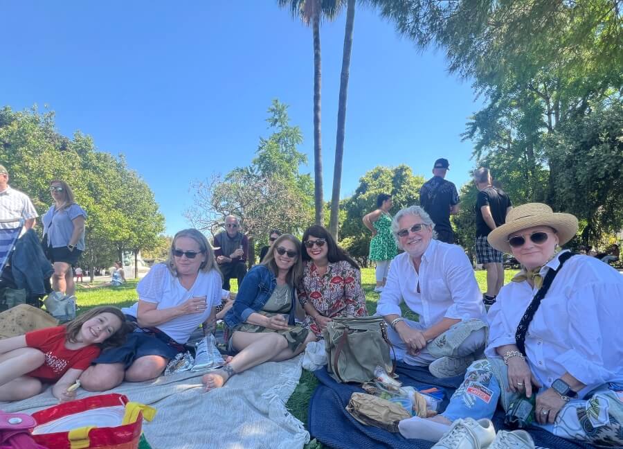 The May Day group in Nice