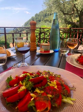 Côte d'Azur Coincidence | Peillon Tomato Salad Auberge de la Madone