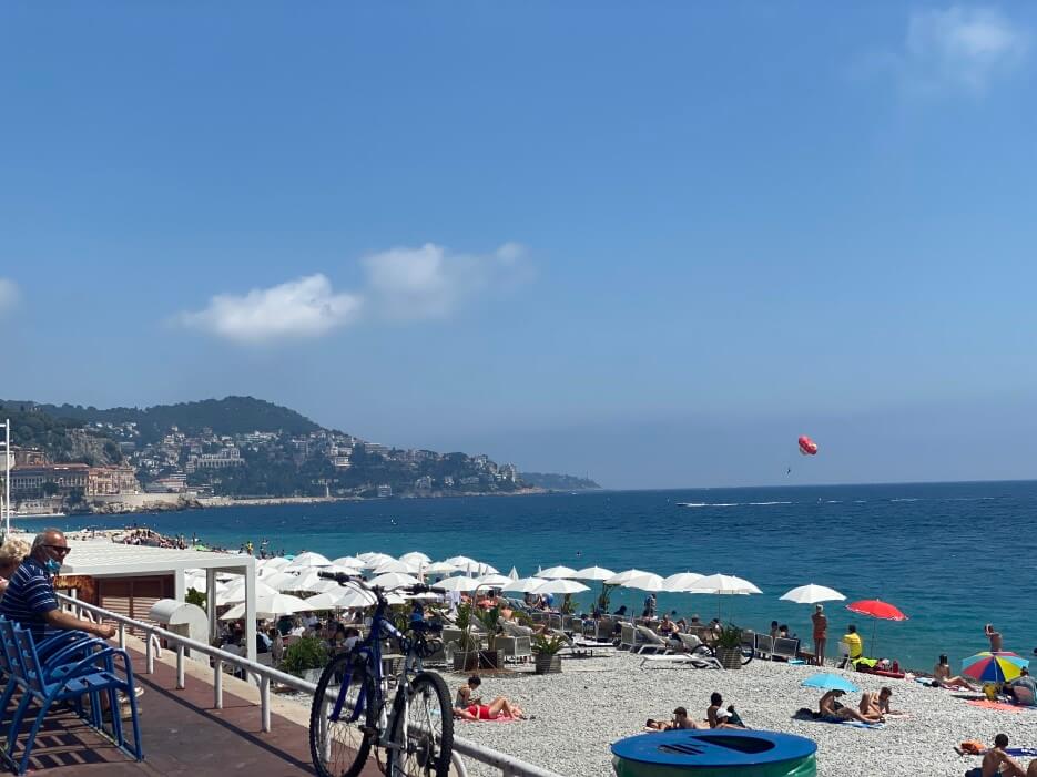 Photo of the beach at Baie des Anges