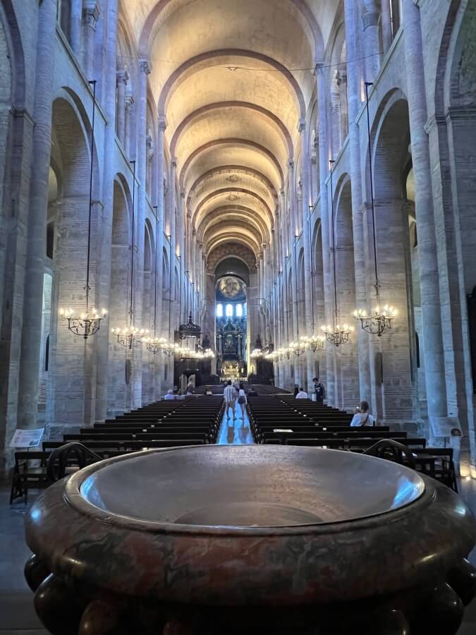 The Basilica Saint Sernin in Toulouse, France