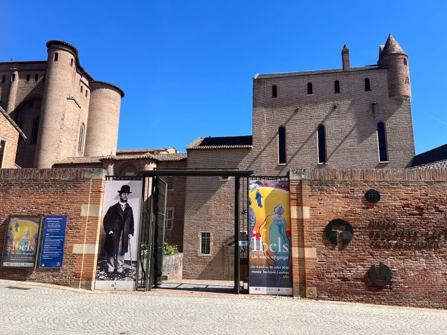 Exterior of the Toulouse Lautrec Museum