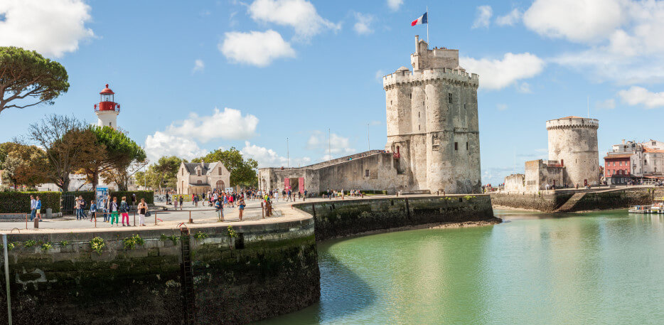 Picturesque view of La Rochelle