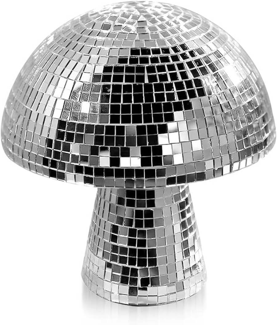 Mushroom shaped mirror ball as a potential deterrent to the seagulls