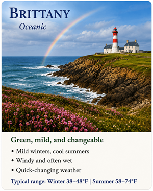 Meme of the climate in Brittany