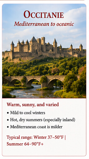 Meme of the climate in Occitanie