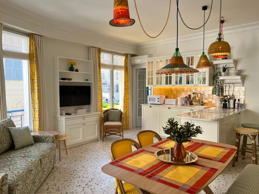 Example of a rental apartment in Nice, France