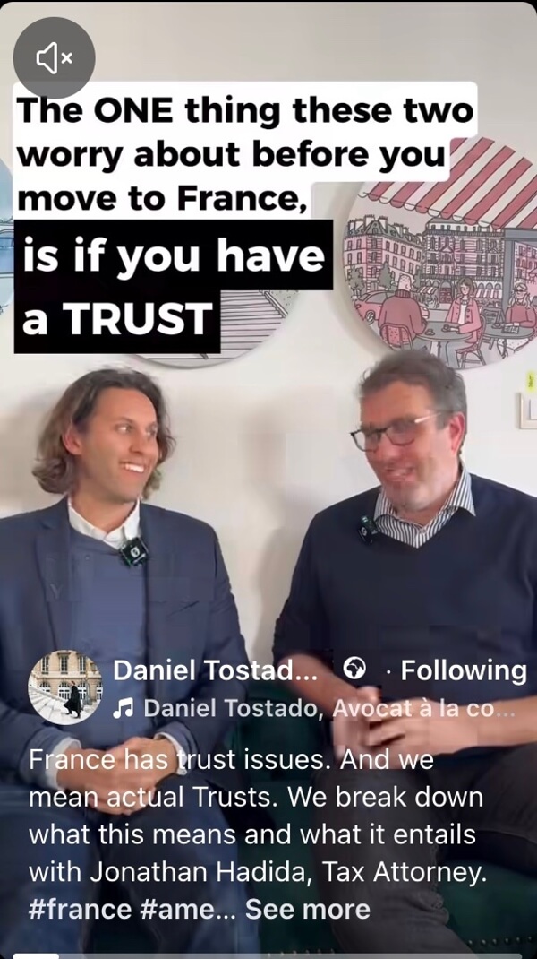 Daniel Tostado and tax attorney Jonathan Hadida