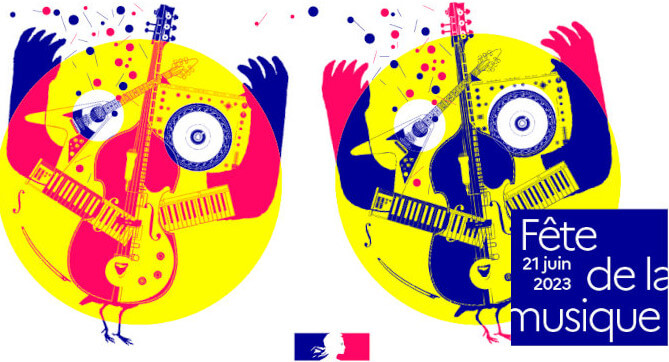 Official Poster for Fête de la Musique 2023