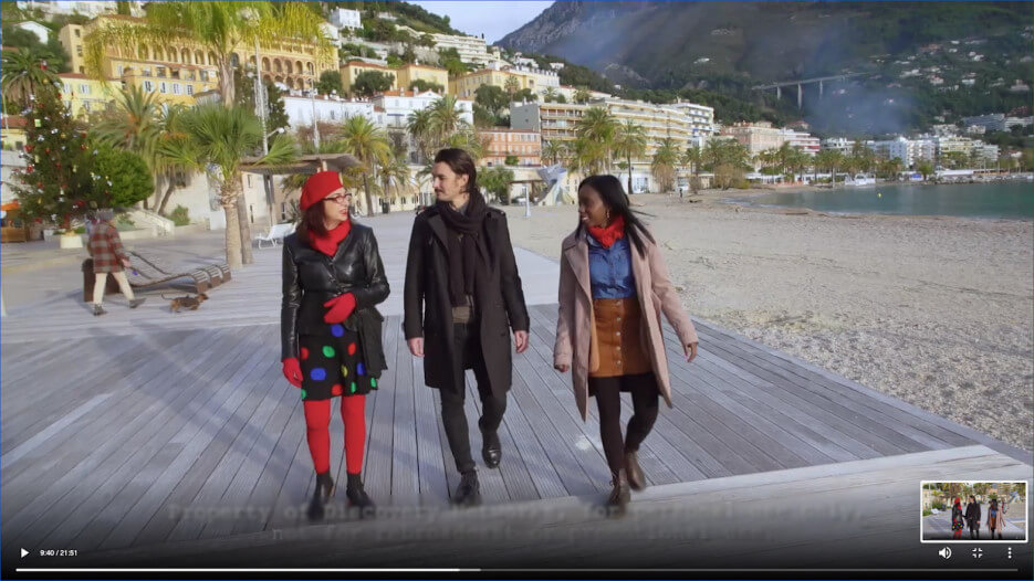 Screenshot from HGTV's A Cut Above on the the French Riviera with Adrian Leeds