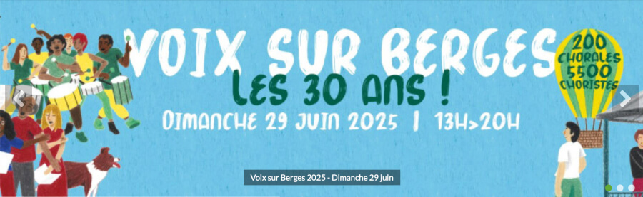Splashpage meme for Les Voix sur Berges
